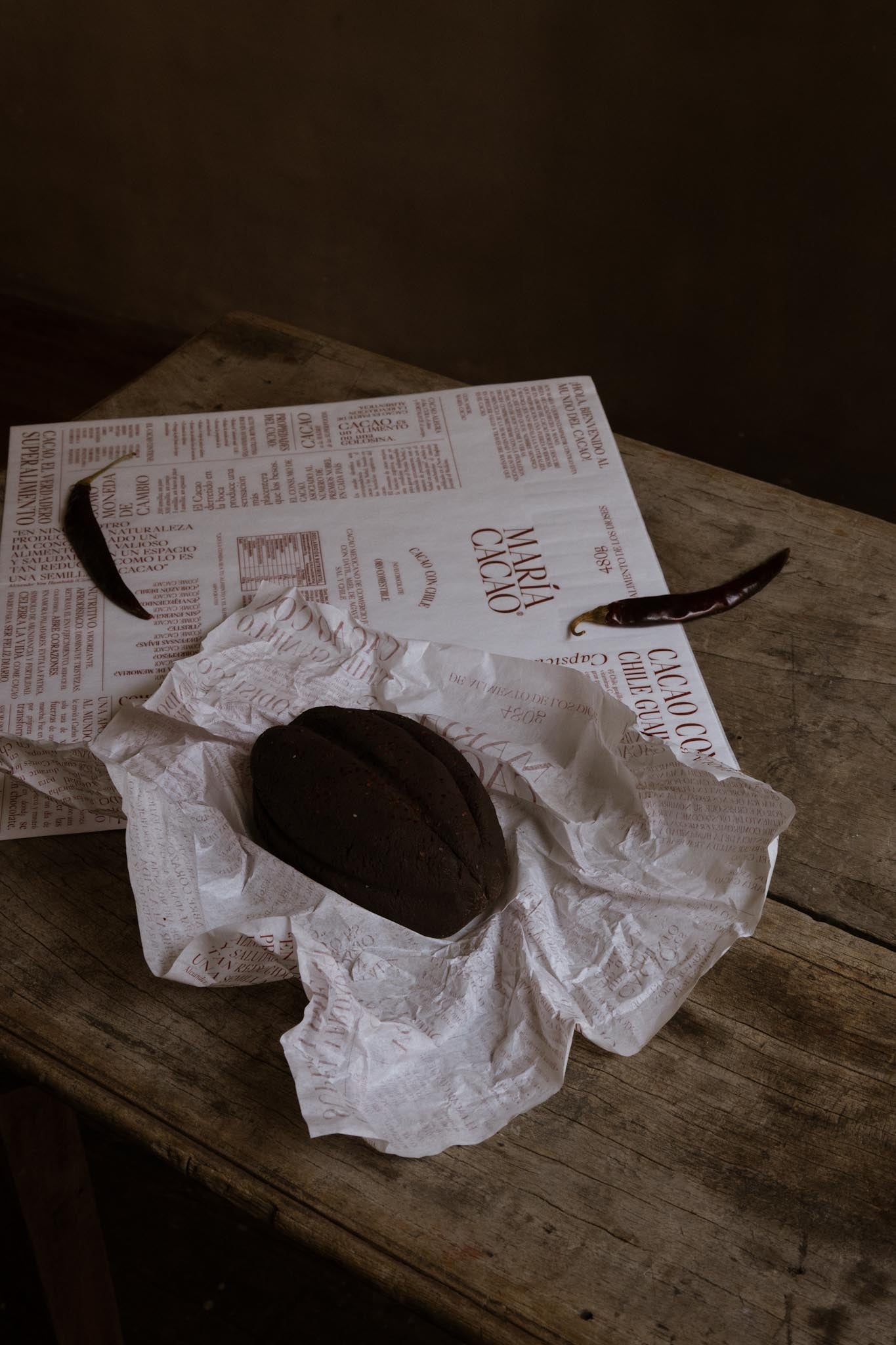 Mazorca de Cacao con Chile 480g - MaríaCacao