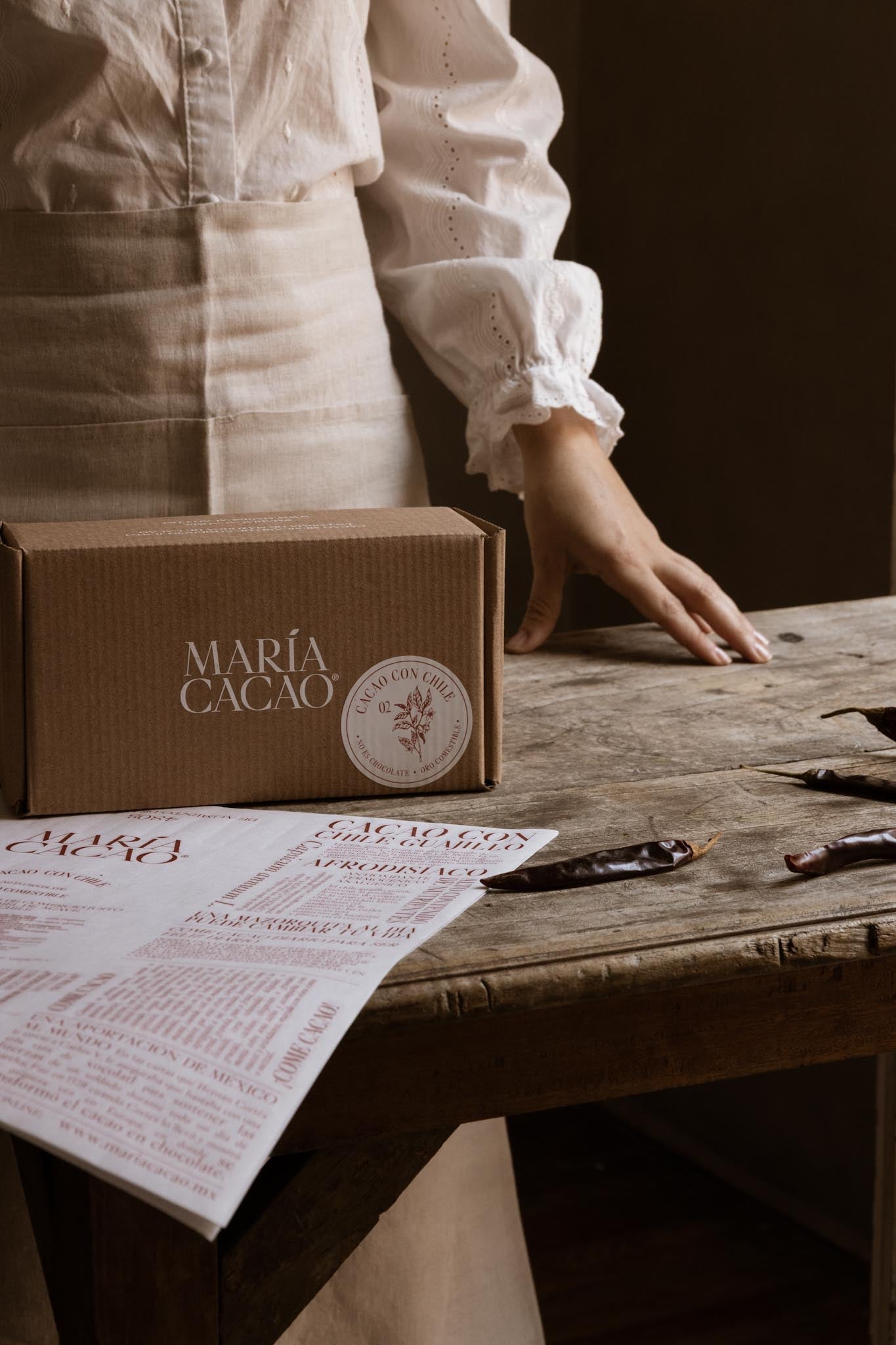 Mazorca de Cacao con Chile 12g - MaríaCacao