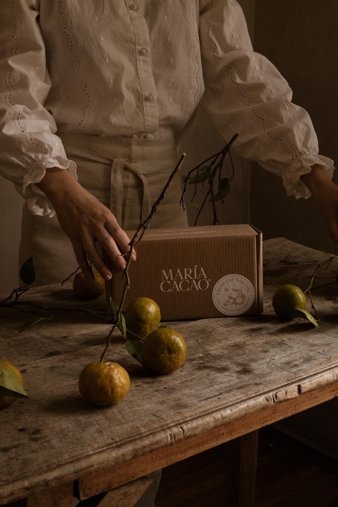 Mazorca de Cacao con Naranja 480g - MaríaCacao