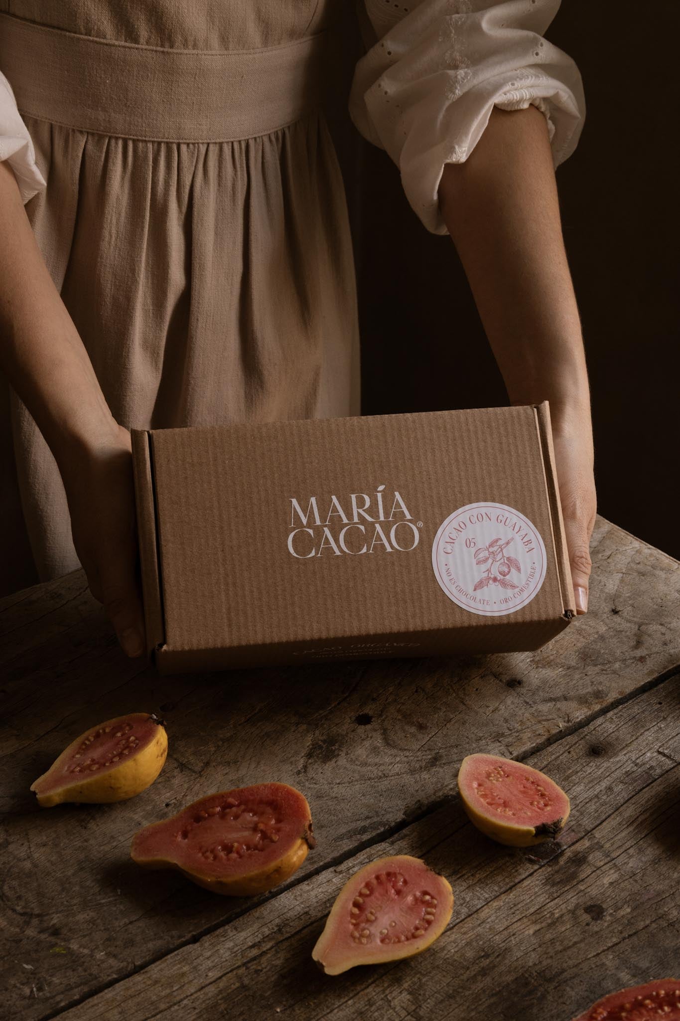 Mazorca de Cacao con Guayaba 120g - MaríaCacao